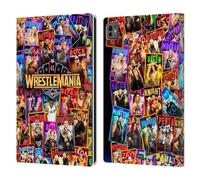 Head Case Designs Officially Licensed WWE Key Art Poster Wrestlemania 41 Leather Wallet Case Compatible With Apple iPad Pro 11 M4 2024
