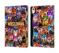 Head Case Designs Officially Licensed WWE Key Art Poster Wrestlemania 41 Leather Wallet Case Compatible With Apple iPad Air 11 2020/2022/2024/2025