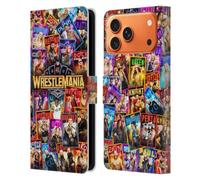Head Case Designs Officially Licensed WWE Key Art Poster Wrestlemania 41 Leather Wallet Case Compatible With Apple iPhone 17 Pro Max