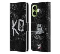 Head Case Designs Officially Licensed WWE KO Kevin Owens Leather Wallet Case Compatible With Apple iPhone 17