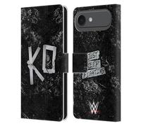 Head Case Designs Officially Licensed WWE KO Kevin Owens Leather Wallet Case Compatible With Apple iPhone 17 Air