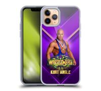 Head Case Designs Officially Licensed WWE Kurt Angle Wrestlemania 34 Superstars Gel Case [Military Grade Protection] Compatible with Apple iPhone 11 Pro and Compatible with MagSafe