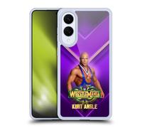 Head Case Designs Officially Licensed WWE Kurt Angle Wrestlemania 34 Superstars Gel Case [Military Grade Protection] Compatible With Samsung Galaxy S25 Edge