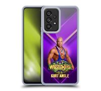 Head Case Designs Officially Licensed WWE Kurt Angle Wrestlemania 34 Superstars Gel Case [Military Grade Protection] Compatible With Samsung Galaxy A53 5G (2022)