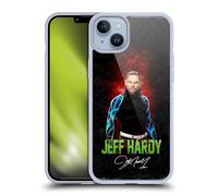 Head Case Designs Officially Licensed WWE LED Image 2 Jeff Hardy Gel Case [Military Grade Protection] Compatible With Apple iPhone 14 Plus