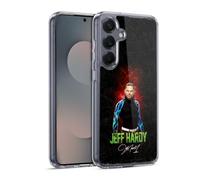 Head Case Designs Officially Licensed WWE LED Image 2 Jeff Hardy Gel Case [Military Grade Protection] Compatible with Samsung Galaxy S25 and Compatible with MagSafe
