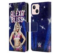 Head Case Designs Officially Licensed WWE LED Image Alexa Bliss Leather Wallet Case Compatible With Apple iPhone 13