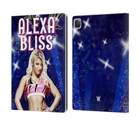 Head Case Designs Officially Licensed WWE LED Image Alexa Bliss Leather Wallet Case Compatible With Apple iPad Pro 13 M4 2024