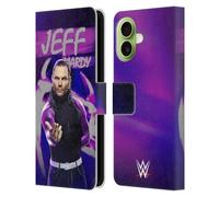 Head Case Designs Officially Licensed WWE LED Image Jeff Hardy Leather Wallet Case Compatible With Apple iPhone 17