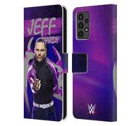 Head Case Designs Officially Licensed WWE LED Image Jeff Hardy Leather Wallet Case Compatible With Samsung Galaxy A13 (2022)
