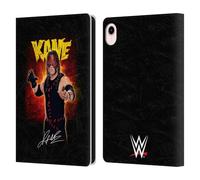 Head Case Designs Officially Licensed WWE LED Image Kane Leather Wallet Case Compatible With Apple iPad mini (2021/2024)