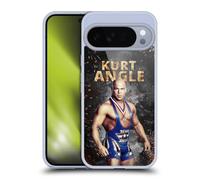 Head Case Designs Officially Licensed WWE LED Image Kurt Angle Gel Case [Military Grade Protection] Compatible with Google Pixel 10 Pro XL and Compatible with MagSafe