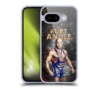 Head Case Designs Officially Licensed WWE LED Image Kurt Angle Gel Case [Military Grade Protection] Compatible With Google Pixel 9A