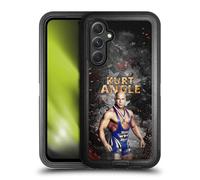 Head Case Designs Officially Licensed WWE LED Image Kurt Angle Ultra-Armoured Shockproof Case [Military Grade Protection] Compatible With Samsung Galaxy A54 5G