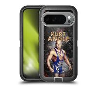 Head Case Designs Officially Licensed WWE LED Image Kurt Angle Ultra-Armoured Shockproof Case [Military Grade Protection] Compatible With Google Pixel 10