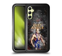 Head Case Designs Officially Licensed WWE LED Image Kurt Angle Ultra-Armoured Shockproof Case [Military Grade Protection] Compatible With Samsung Galaxy A34 5G