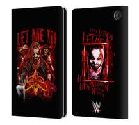 Head Case Designs Officially Licensed WWE Let Me In Bray Wyatt Leather Wallet Case Compatible With Amazon Fire 7 2022