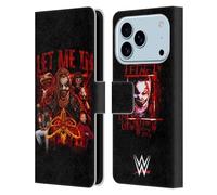 Head Case Designs Officially Licensed WWE Let Me In Bray Wyatt Leather Wallet Case Compatible With Apple iPhone 17 Pro