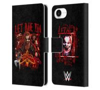 Head Case Designs Officially Licensed WWE Let Me In Bray Wyatt Leather Wallet Case Compatible With Apple iPhone 16e