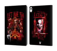 Head Case Designs Officially Licensed WWE Let Me In Bray Wyatt Leather Wallet Case Compatible With Apple iPad Air 13 2024/2025