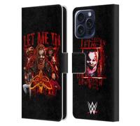 Head Case Designs Officially Licensed WWE Let Me In Bray Wyatt Leather Wallet Case Compatible With Samsung Galaxy S25 FE