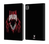 Head Case Designs Officially Licensed WWE Lock Up Finn Balor Leather Wallet Case Compatible With Apple iPad Pro 11 M4 2024