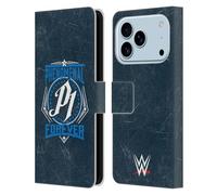 Head Case Designs Officially Licensed WWE Logo Aj Styles Leather Wallet Case Compatible With Apple iPhone 17 Pro
