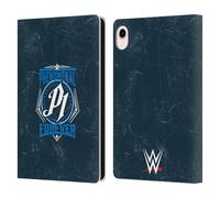 Head Case Designs Officially Licensed WWE Logo Aj Styles Leather Wallet Case Compatible With Apple iPad mini (2021/2024)