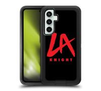 Head Case Designs Officially Licensed WWE Logo LA Knight Ultra-Armoured Shockproof Case [Military Grade Protection] Compatible With Samsung Galaxy S23 FE 5G
