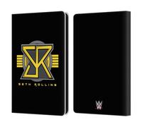 Head Case Designs Officially Licensed WWE Logo Seth Rollins Leather Wallet Case Compatible With Amazon Kindle Paperwhite 6
