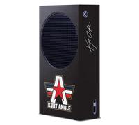 Head Case Designs Officially Licensed WWE Logotype Kurt Angle Game Console Wrap Case Cover Compatible With Xbox Series S Console