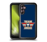Head Case Designs Officially Licensed WWE Logotype Kurt Angle Ultra-Armoured Shockproof Case [Military Grade Protection] Compatible With Samsung Galaxy A14 5G