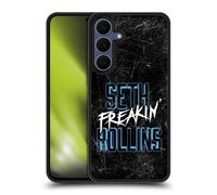 Head Case Designs Officially Licensed WWE Logotype Seth Rollins Gel Armour Case [Military Grade Protection] Compatible With Samsung Galaxy S25 FE