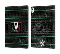 Head Case Designs Officially Licensed WWE LWO Pattern Latino World Order Leather Wallet Case Compatible With Apple iPad Air 13 2024/2025