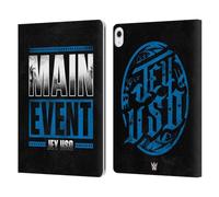 Head Case Designs Officially Licensed WWE Main Event Jey Uso Leather Wallet Case Compatible With Apple iPad Air 13 2024/2025