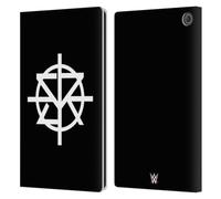Head Case Designs Officially Licensed WWE Mono Logo Seth Rollins Leather Wallet Case Compatible With Amazon Fire Max 11 2023