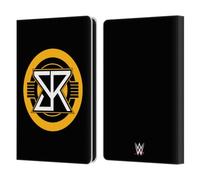 Head Case Designs Officially Licensed WWE Monogram Seth Rollins Leather Wallet Case Compatible With Amazon Kindle Paperwhite 6