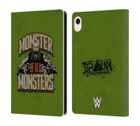 Head Case Designs Officially Licensed WWE Monster Of All Monsters Braun Strowman Leather Wallet Case Compatible With Apple iPad mini (2021/2024)