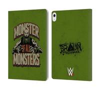Head Case Designs Officially Licensed WWE Monster Of All Monsters Braun Strowman Leather Wallet Case Compatible With Apple iPad Air 13 2024/2025