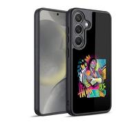 Head Case Designs Officially Licensed WWE Neon Art Bret Hart Gel Armour Case [Military Grade Protection] Compatible With Samsung Galaxy S24 5G