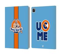 Head Case Designs Officially Licensed WWE Never Give Up John Cena Leather Wallet Case Compatible With Apple iPad Pro 12.9 2020/2021/2022