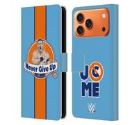Head Case Designs Officially Licensed WWE Never Give Up John Cena Leather Wallet Case Compatible With Apple iPhone 17 Pro Max