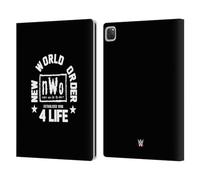 Head Case Designs Officially Licensed WWE New World Order 4 Life Superstars 7 Leather Wallet Case Compatible With Apple iPad Pro 13 M4 2024