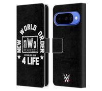 Head Case Designs Officially Licensed WWE New World Order 4 Life Superstars 7 Leather Wallet Case Compatible With Google Pixel 10