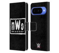 Head Case Designs Officially Licensed WWE New World Order Black & White Superstars 7 Leather Wallet Case Compatible With Google Pixel 10