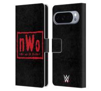 Head Case Designs Officially Licensed WWE New World Order Red and Black Superstars 7 Leather Wallet Case Compatible With Google Pixel 10 Pro XL