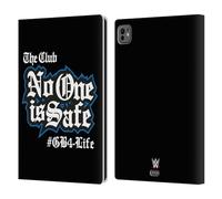 Head Case Designs Officially Licensed WWE No One Is Safe Aj Styles Leather Wallet Case Compatible With Apple iPad Pro 11 M4/M5 2024/2025