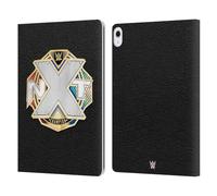 Head Case Designs Officially Licensed WWE NXT Championship Title Belts Leather Wallet Case Compatible With Apple iPad Air 13 2024/2025