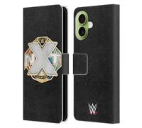 Head Case Designs Officially Licensed WWE NXT Championship Title Belts Leather Wallet Case Compatible With Apple iPhone 17
