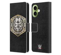 Head Case Designs Officially Licensed WWE NXT Tag Team Championship Title Belts Leather Wallet Case Compatible With Apple iPhone 17